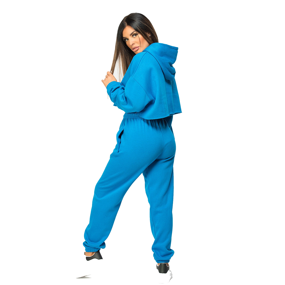 Women's Crop Hoodies Sets